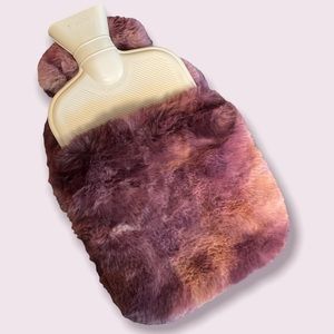 New Anthropologie Ombre Faux Fur Hot Water Bottle Heating Pad